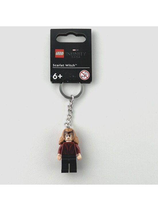 Lego Accessories - LEGO Scarlet Witch Minifigure Keychain 3" Wanda Maximoff Infinity Saga Marvel